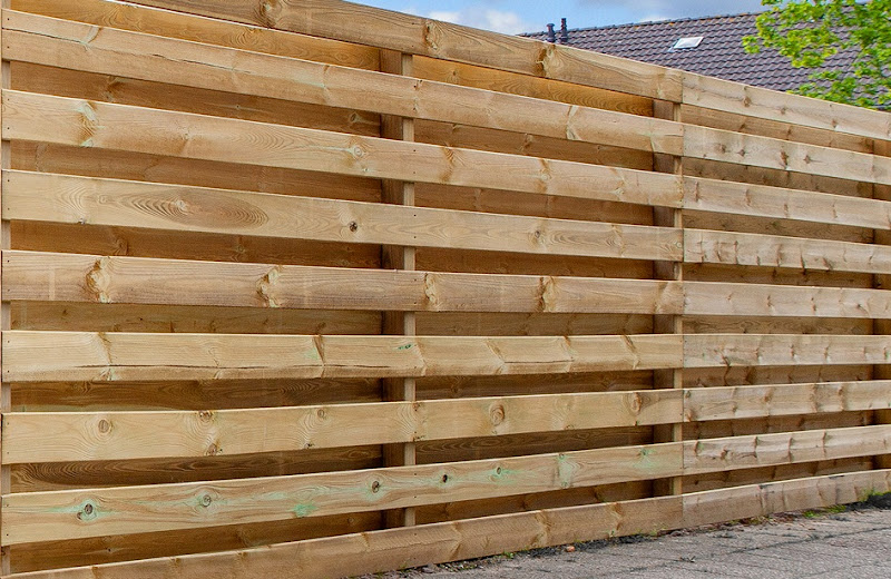 Board-on-Board Horizontal Fence type, installed by our company