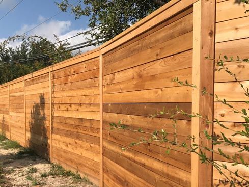 Side-by-Side Horizontal Fence type, installed by our company