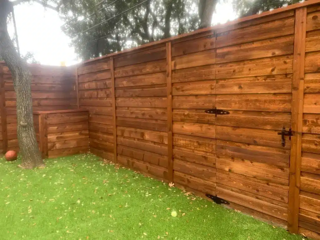 classic privacy wooden fence